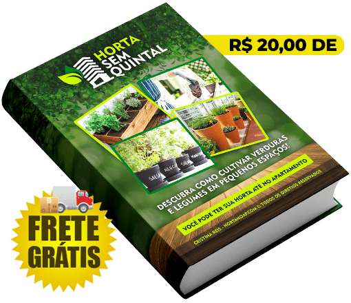 Horta-sem-Quintal-com-Frete-Gratis Horta sem Quintal - Livro Imediato